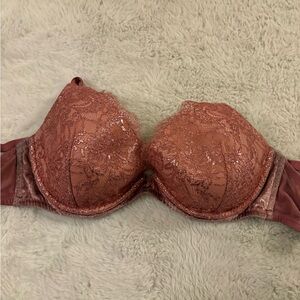 Pink VS lace bra